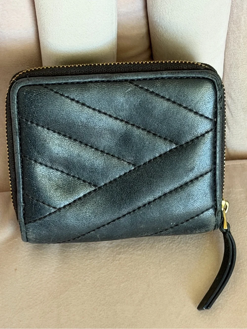 Tory Burch leather has
